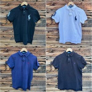 POLO BY RALPH LAUREN | Set of 4 | Cotton Mesh Short Sleeve Polo Small